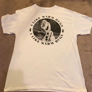 Olaf Frozen “I Like Warm Hugs” T shirt